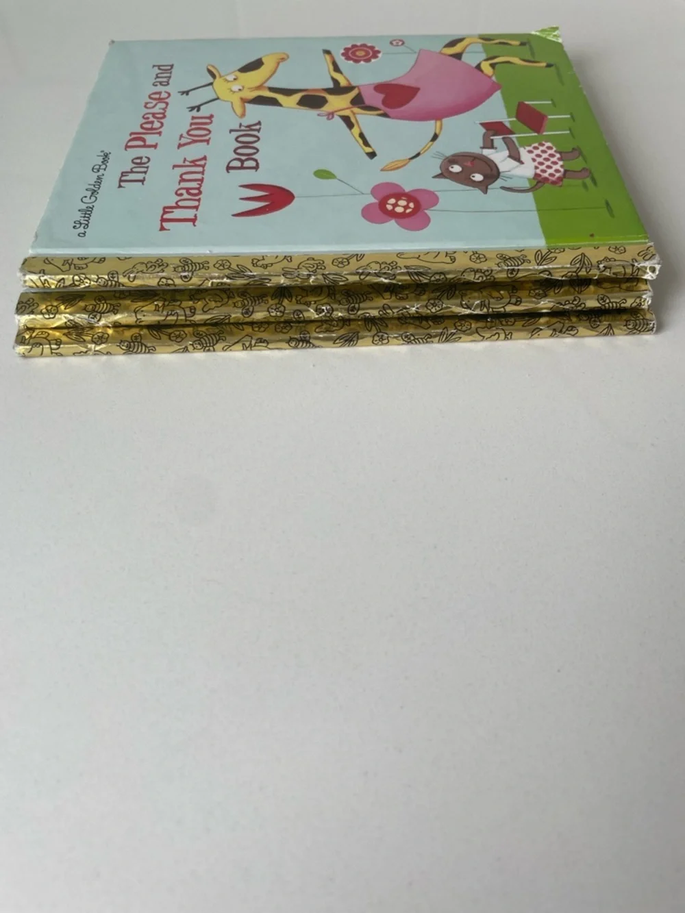 Little Golden Books Classic Kids Story Book Set - Blue, Light Blue, Green Covers